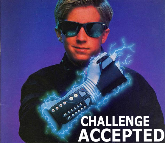 Nintendo Power Glove Challenge Accepted